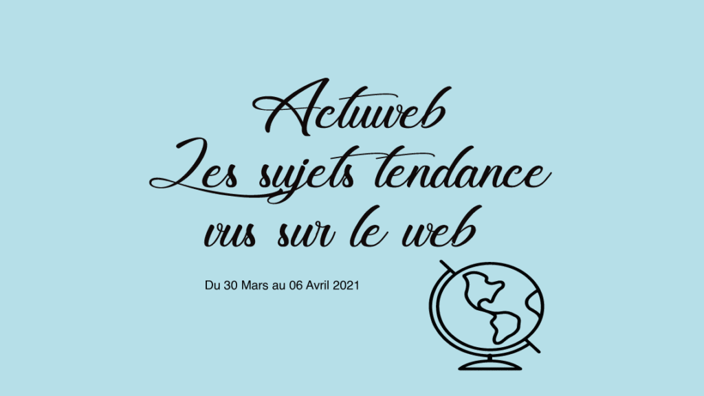 Actuweb maisons d'édition de 30 au 06 avril 2021