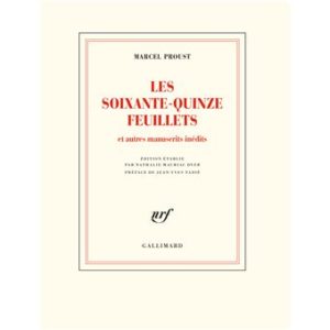 Sorties livres 2021Les soixante-quinze feuillets