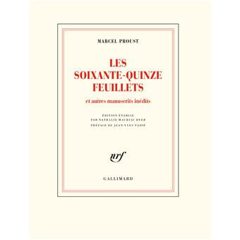 Sorties livres 2021Les soixante-quinze feuillets