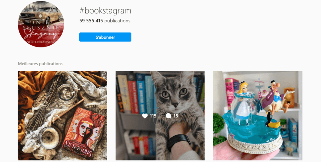 Les réseaux sociaux et la promotion d’un livre avec #bookstagram