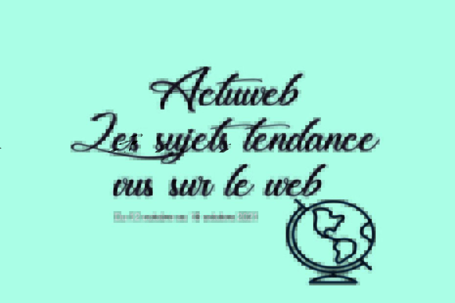 Actuweb maisons d'édition Du 12 octobre au 18 octobre 2021