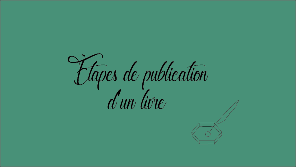 étapes de publication d’un livre