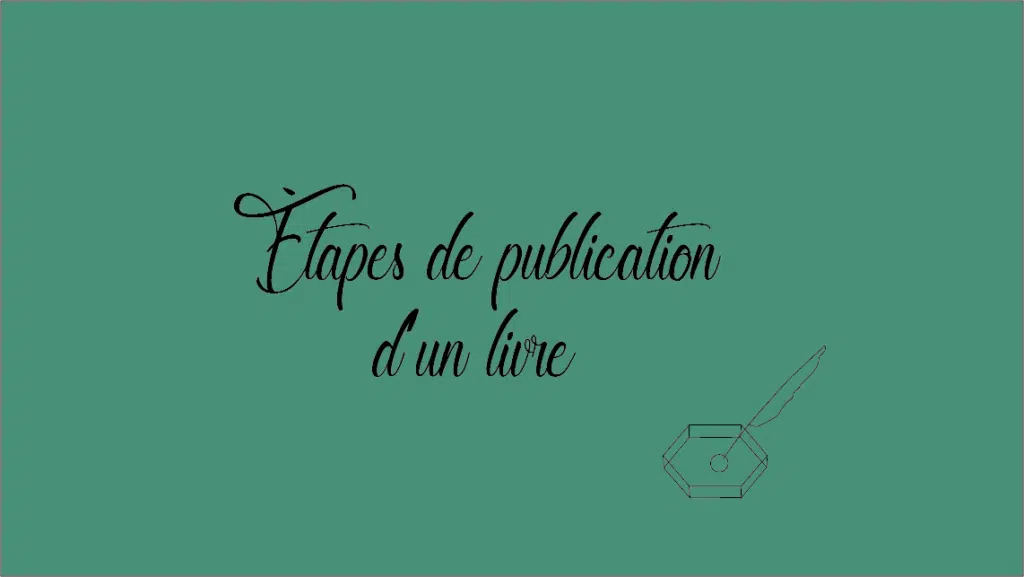 étapes de publication d’un livre