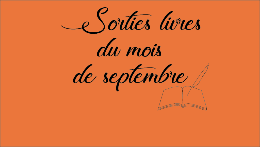 Sorties livres du mois de septembre 2022