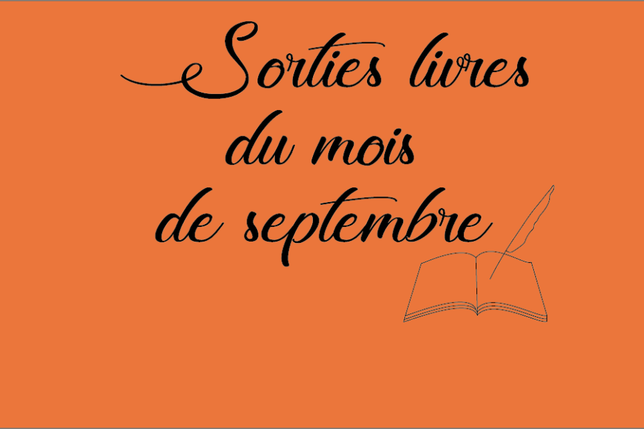 Sorties livres du mois de septembre 2022