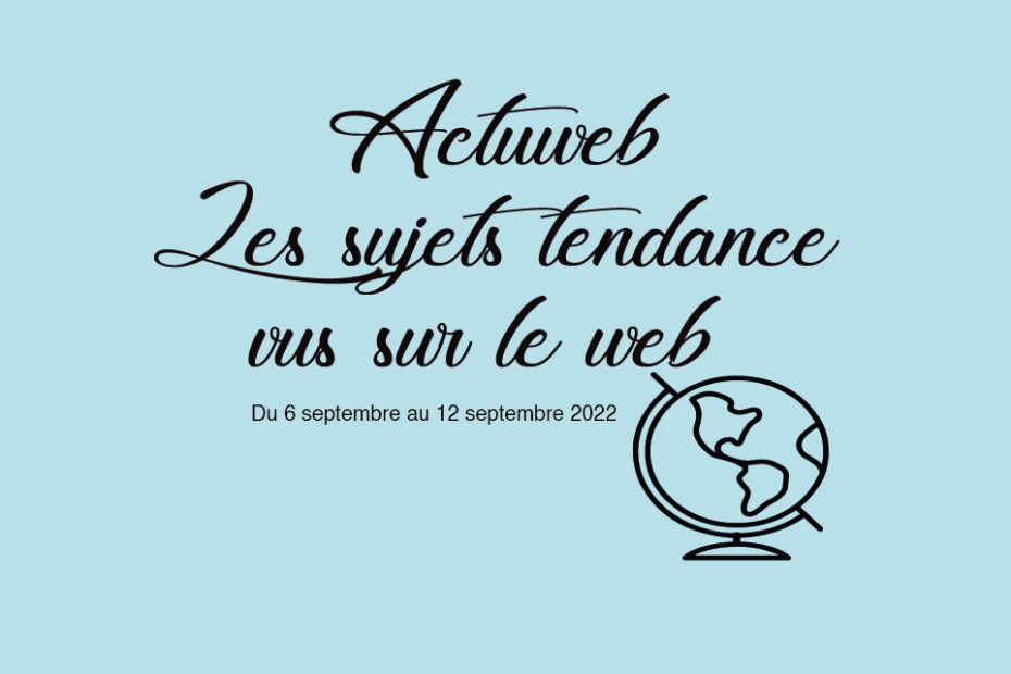 Actuweb maisons d'édition Du 6 septembre au 12 septembre 2022