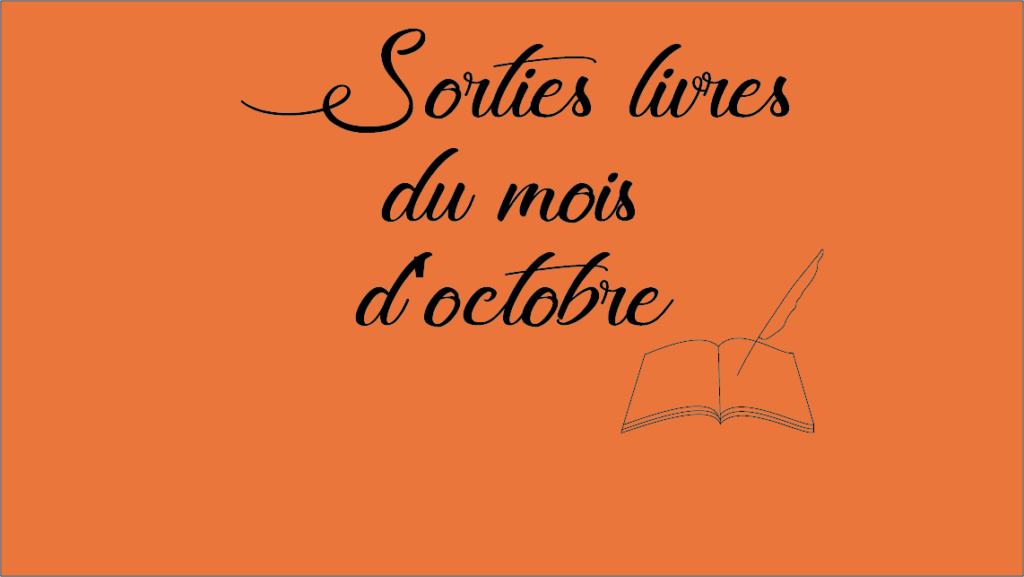 Sorties livres du mois d'octobre 2022