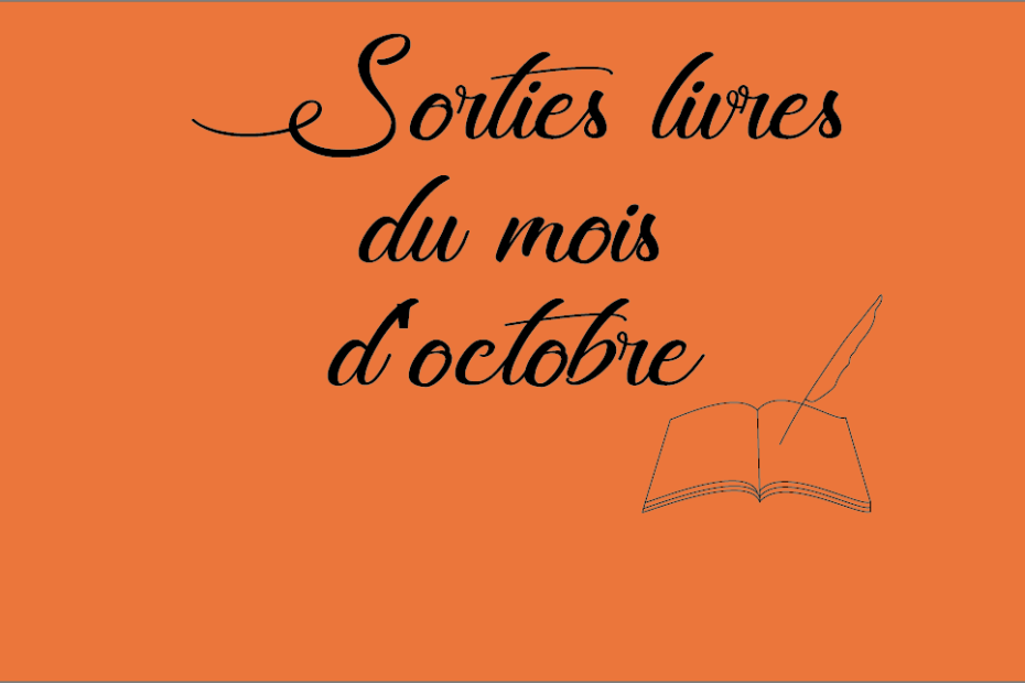 Sorties livres du mois d'octobre 2022