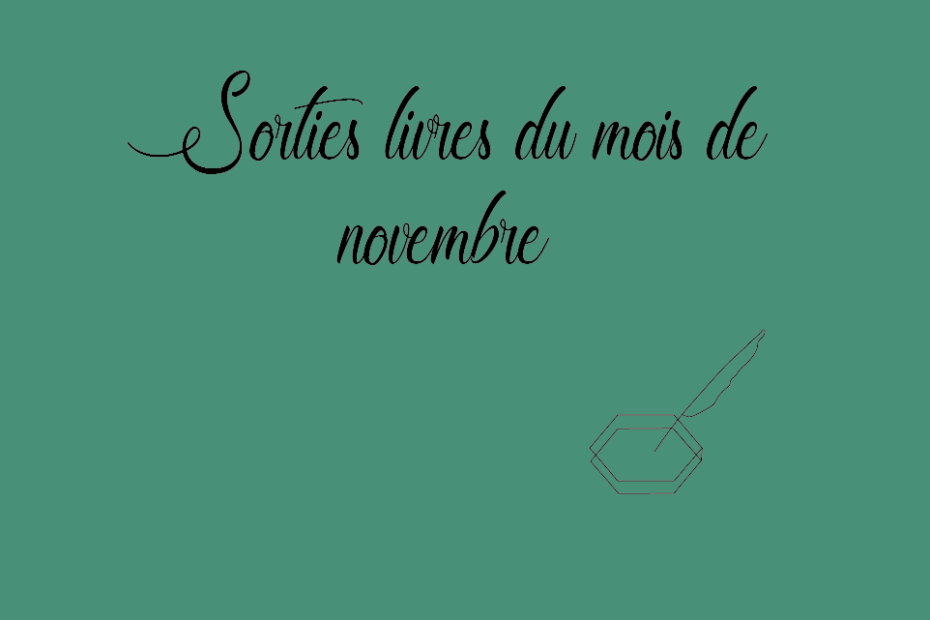 Sorties livres du mois de novembre